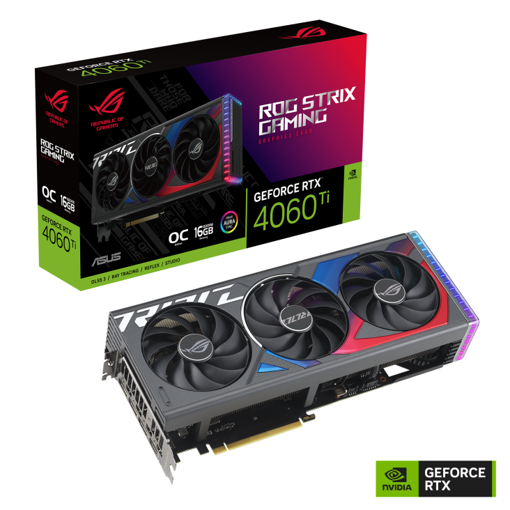 ROG Strix GeForce RTX 4060 Ti OC Edition 16GB GDDR6