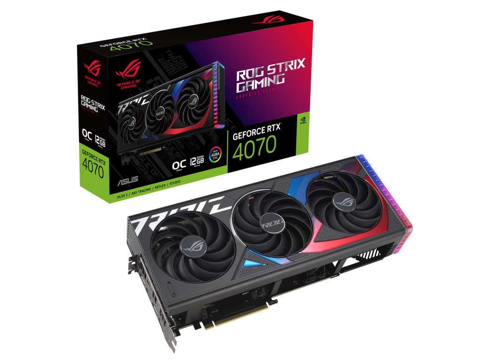 ROG Strix GeForce RTX 4070 12GB GDDR6X OC Edition