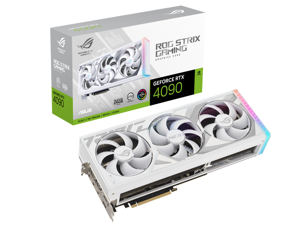 ROG Strix GeForce RTX 4090 24GB GDDR6X White Edition